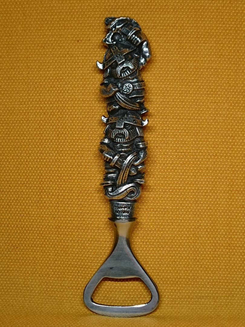 【美品】バイキング　金属　ビンテージ　北欧　置物　工芸品　美術品　A2538