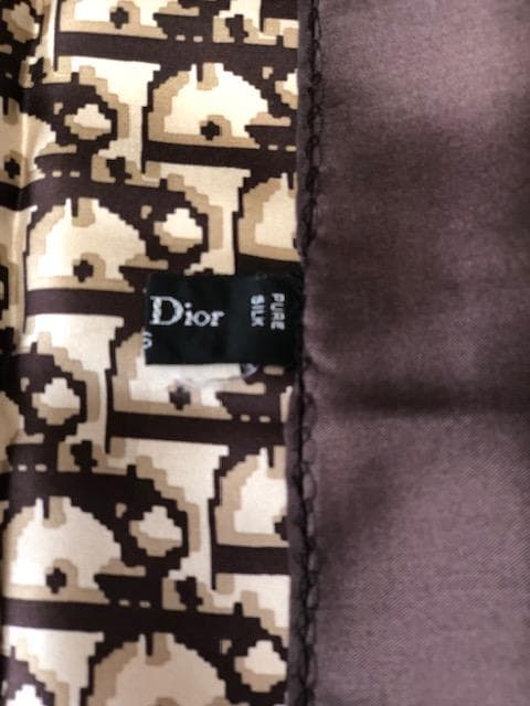 Christian Dior トロッター柄スカーフ