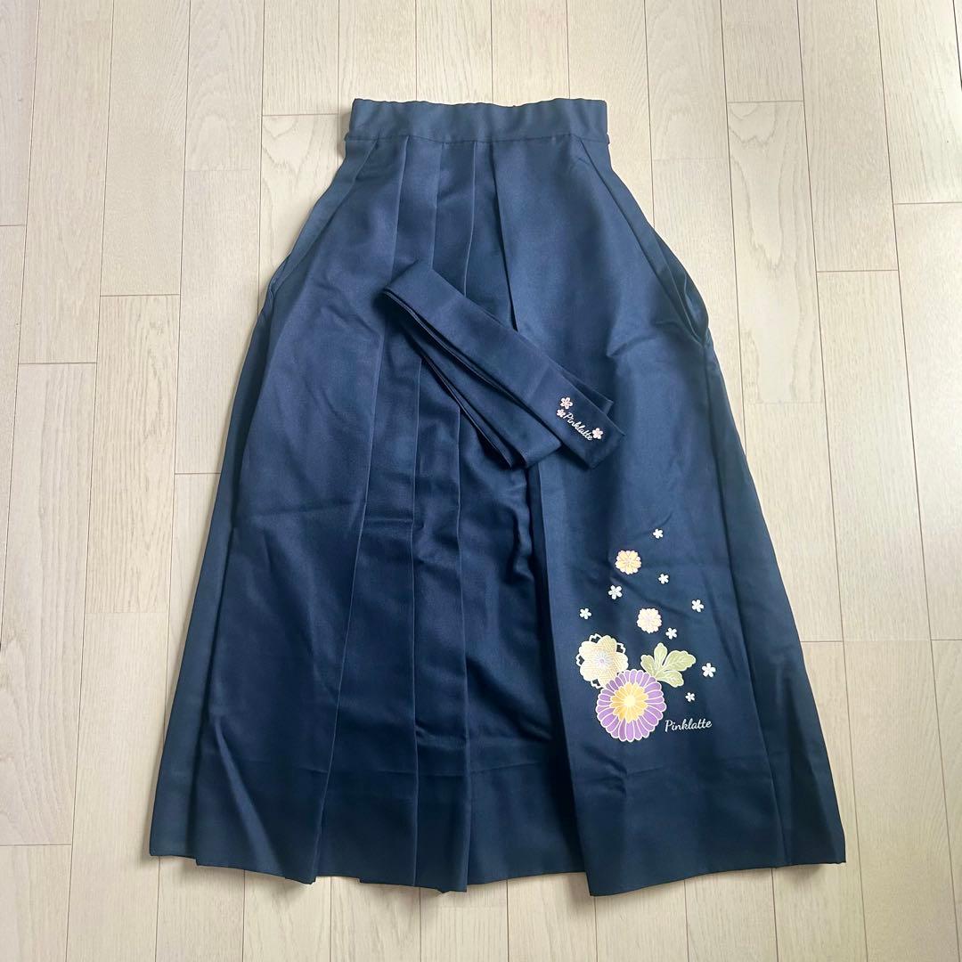 PINK-latteピンクラテ 袴セット小学生卒業式 上下セット 付属品有