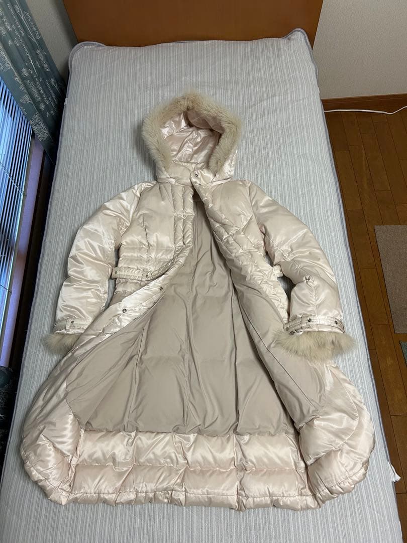 トゥービーシック ホワイトベージュ 上品高級3ウェイダウンコート 40 M