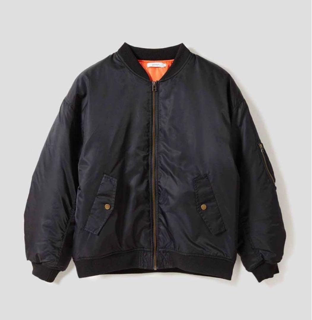 グラニフ　石黒亜矢子　MA-1 ジャケット　Mサイズ　猫舌茸　フライトジャケット