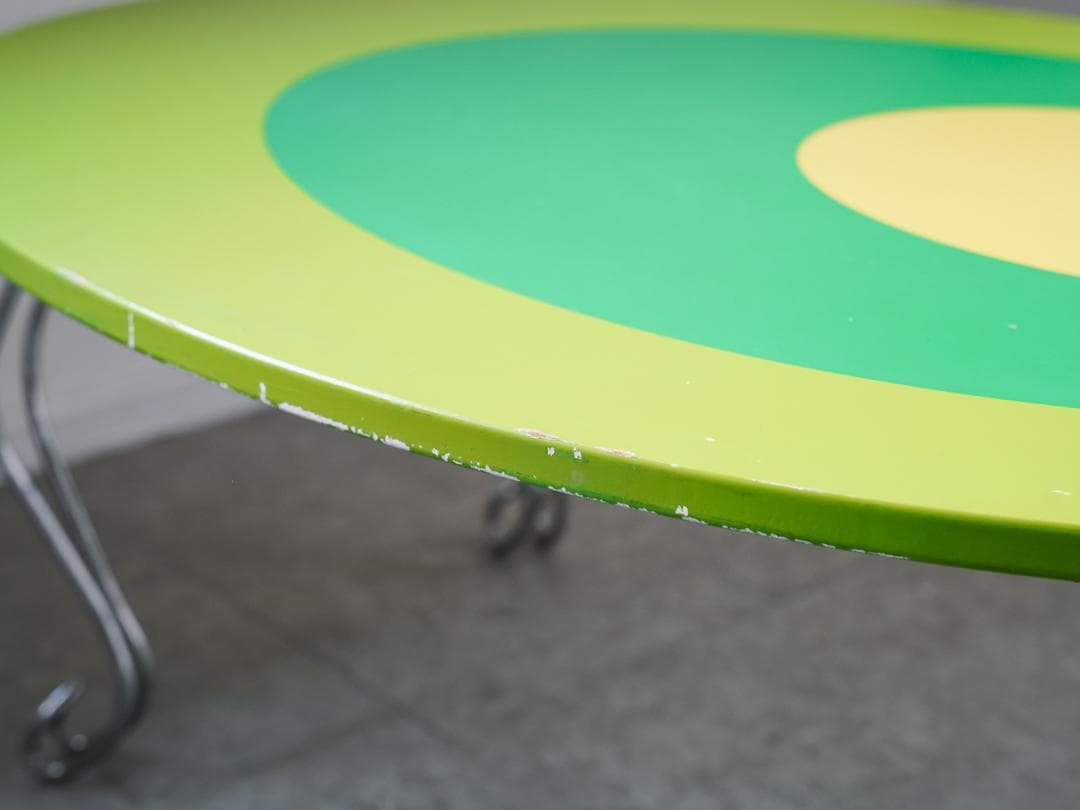 80's ポストモダン ヴィンテージテーブル レトロポップ スペースエイジ