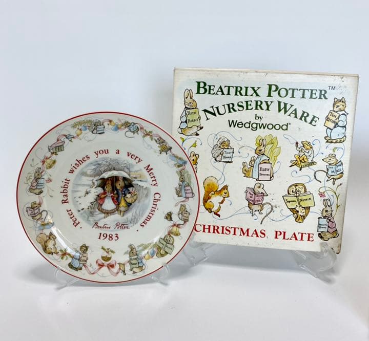 ピーターラビット☆1983-1988年Xmasプレート6枚セット