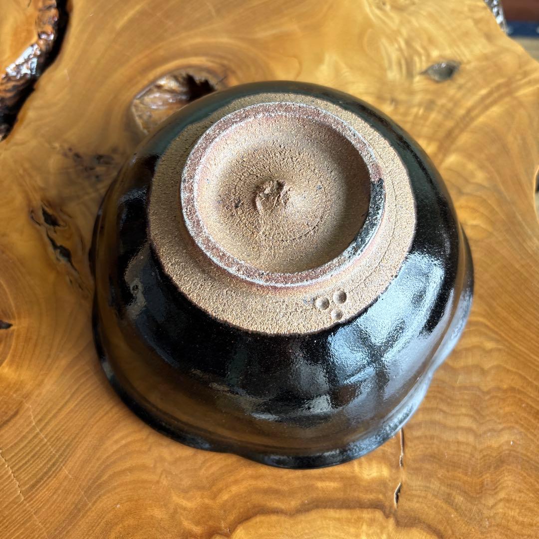 黒唐津鉢 十三代中里太郎右衛門窯 唐津焼 盛鉢 菓子鉢 共箱