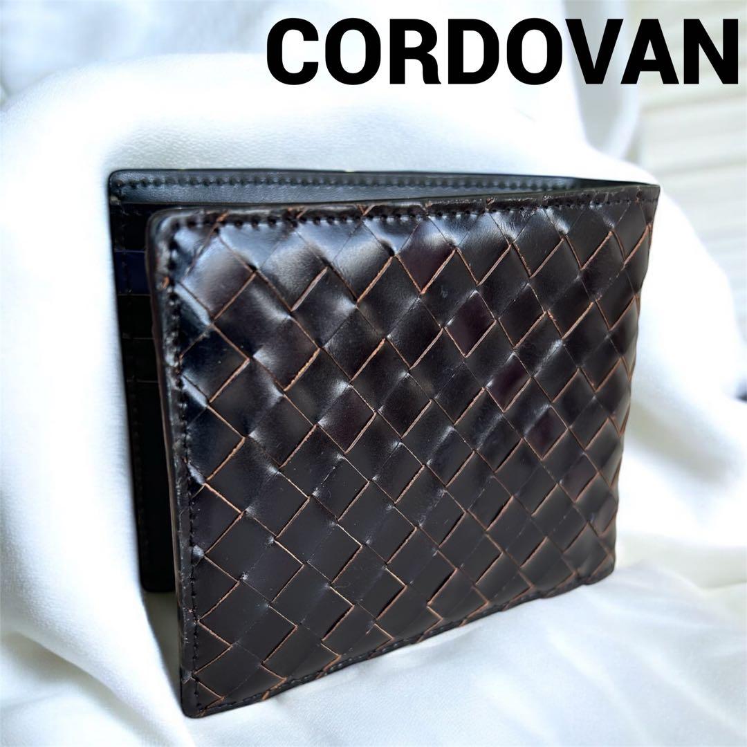【新品•未使用】CORDOVAN コードバン　本革　二つ折り財布