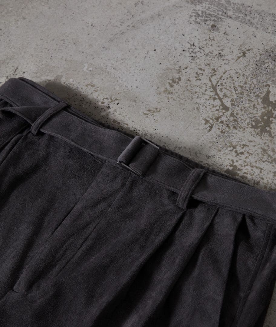 CLEL ダブルテックフェード トレンチコート テーラードジャケット スラックス