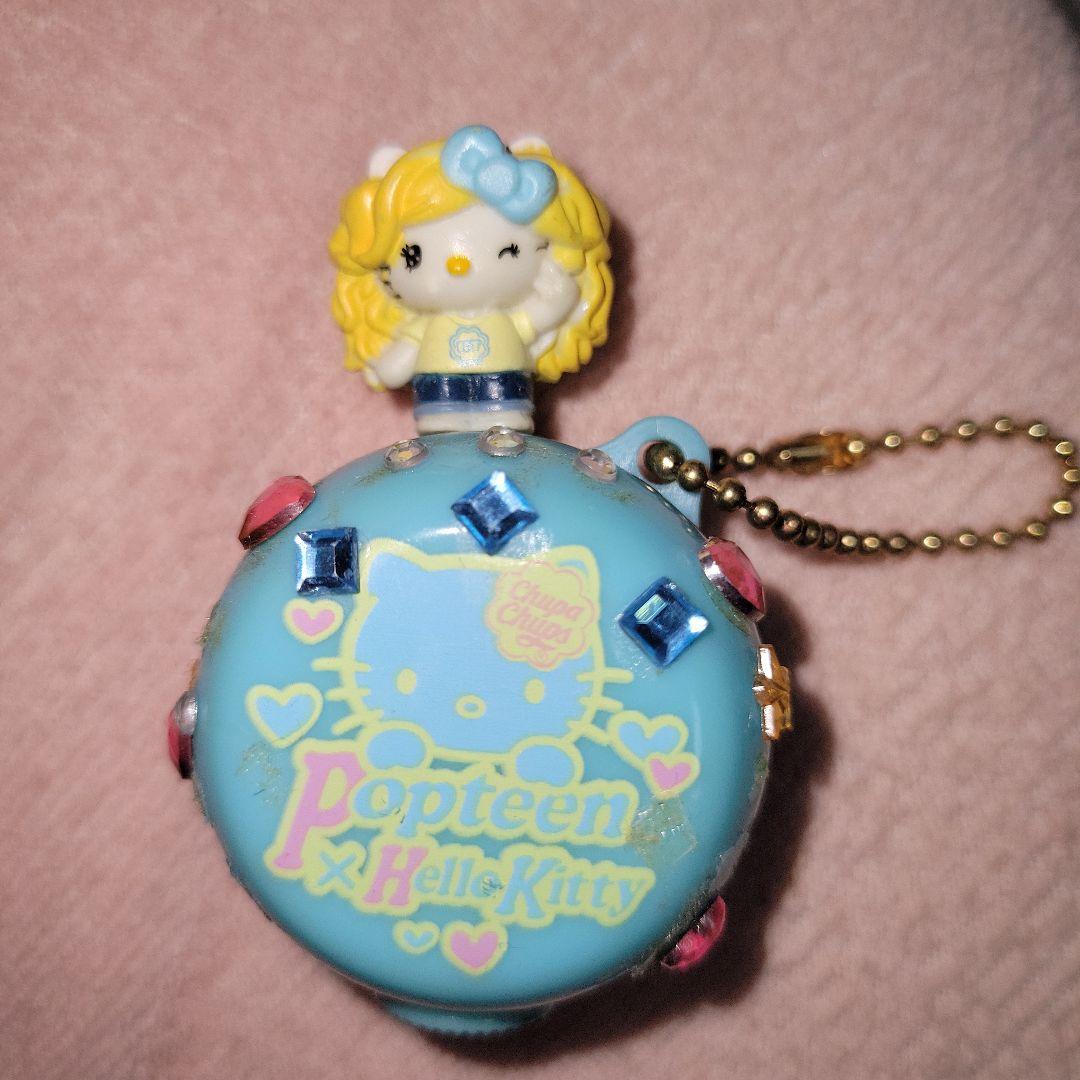激レア　Popteenコラボ　ギャルキティ　チュッパチャプスケース　平成レトロ