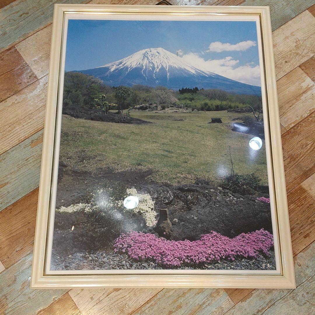 春の富士山 額特注品です