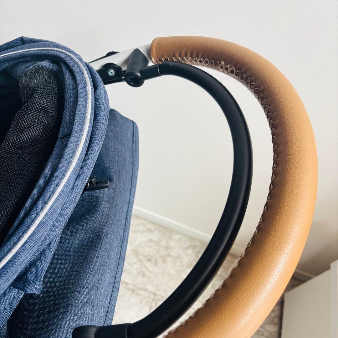 AIRBUGGY エアバギー ココプレミア フロムバース　EX レザー ブルー