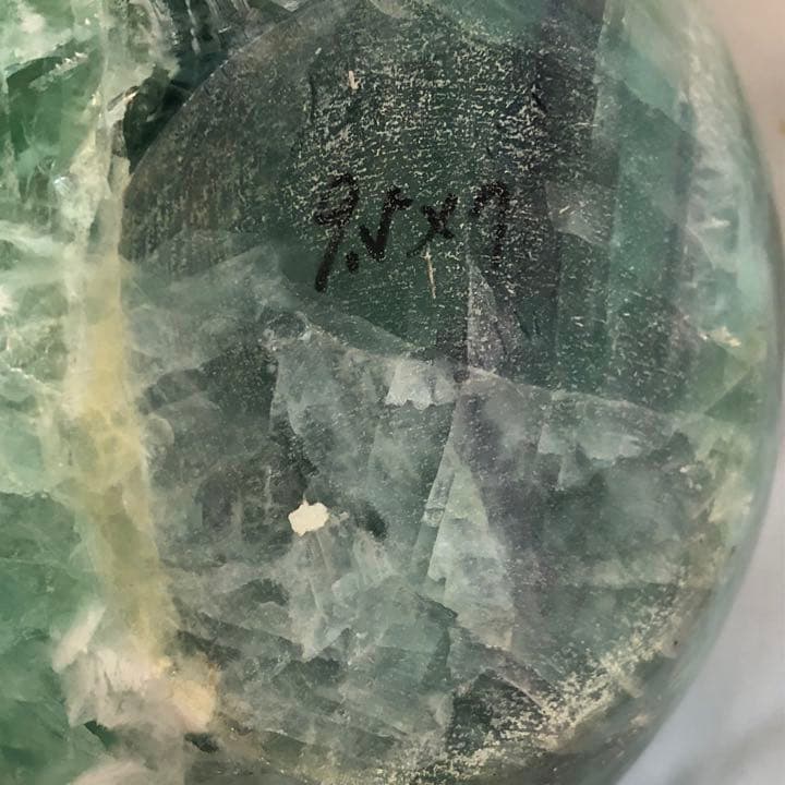 天然フローライト 花器 花瓶 花壺