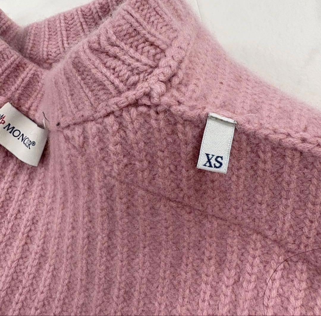 MONCLER ピンク ニット セーター 長袖