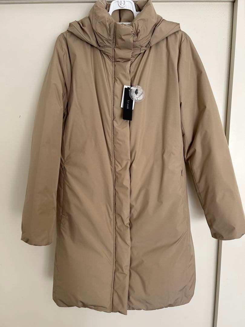 まめ　　　　新品 ルスーク ダウンコート ダウン80% フェザー20%