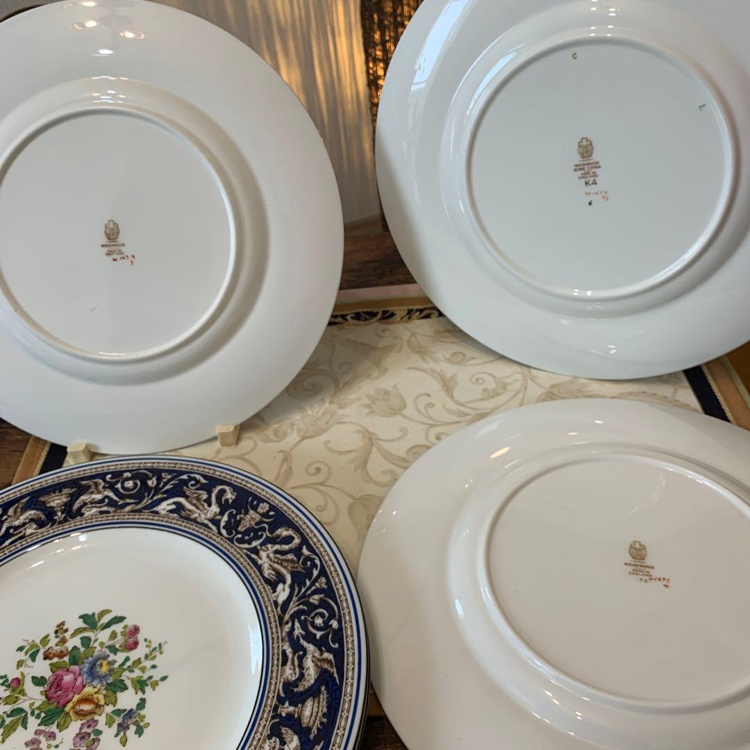 希少　ウェッジウッド　フロレンティーン　コバルト　27cm ディナープレート