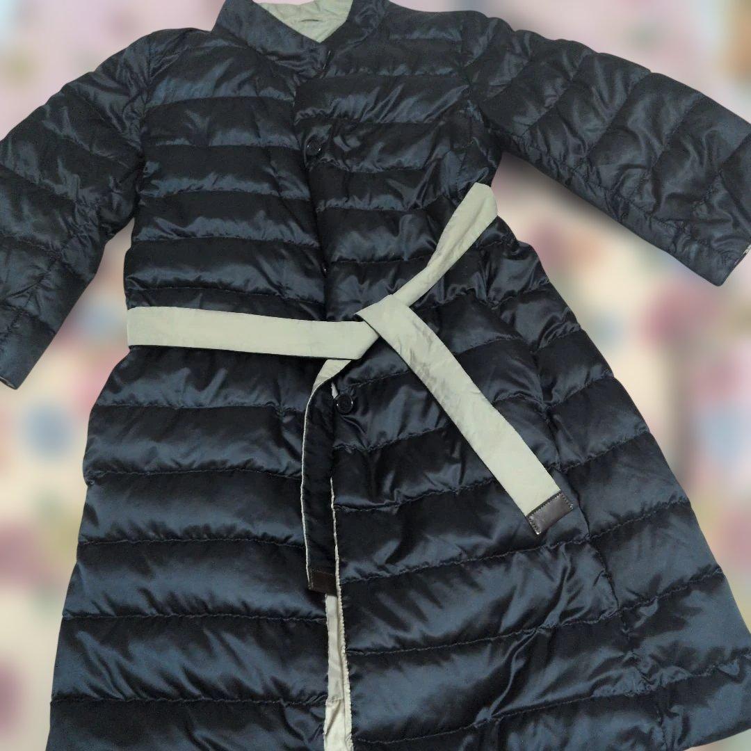 め*え様 MaxMaraダウンコートロングレディース黒