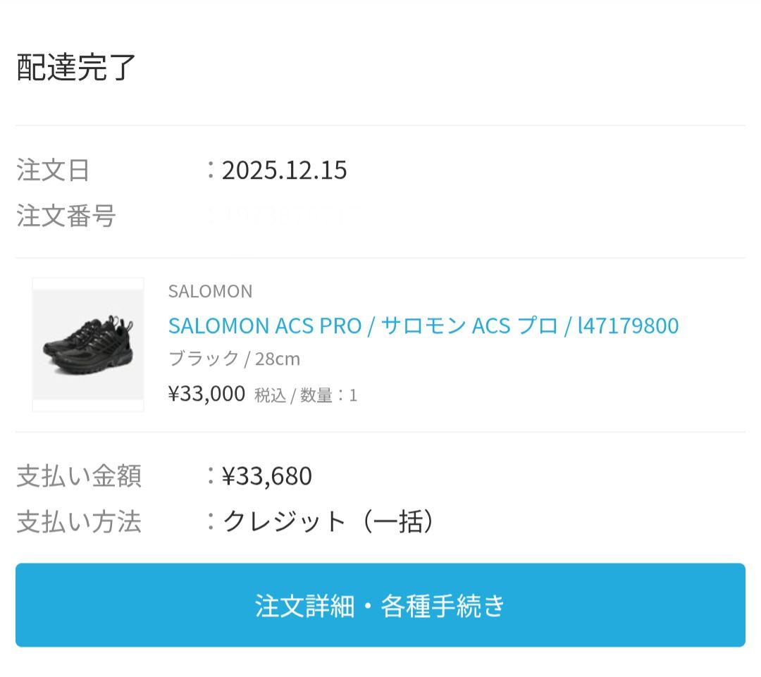 SALOMON ACS PRO / サロモン ACS プロ