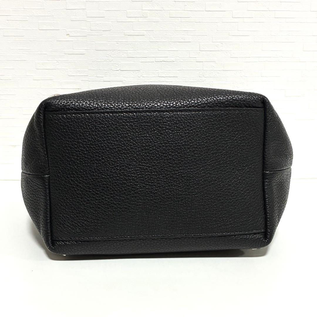JIMMY CHOO ハンドバッグ トートバッグ ブラック レザー スタッズ