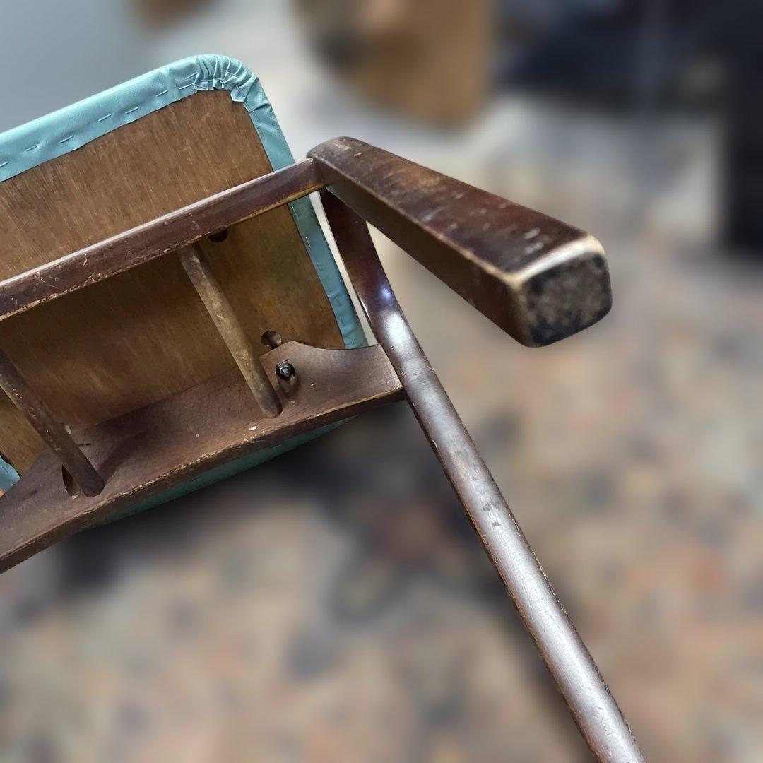 AKITAMOKKO 秋田木工　スタッキングチェアー　ミントグリーン