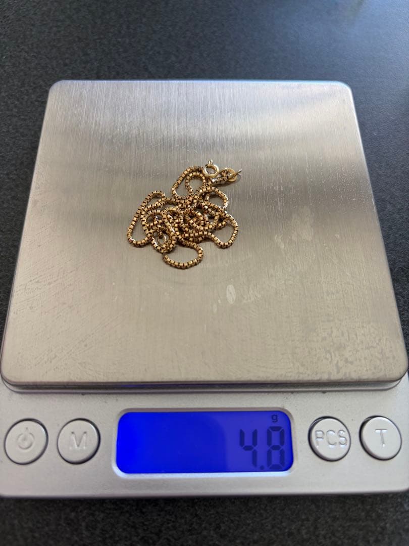 二分金 18金 K18 ネックレス 刻印あり