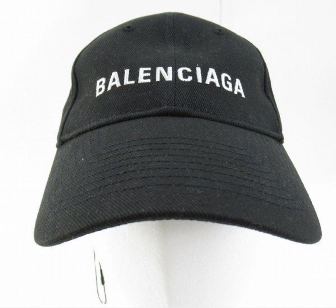 未使用品　BALENCIAGA ロゴCAP BLACK バレンシアガ