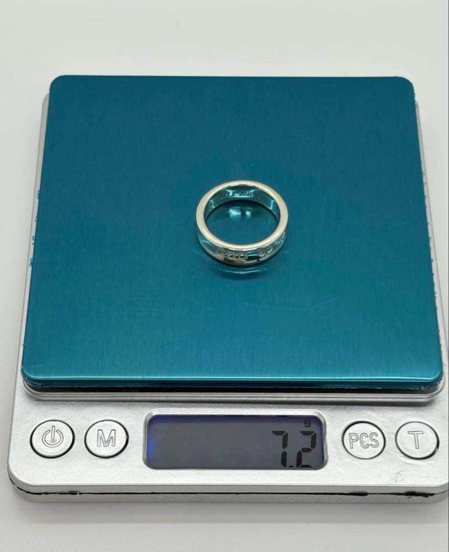 【美品】ティファニー ナロー 1837 リング SV925 18号 正規品
