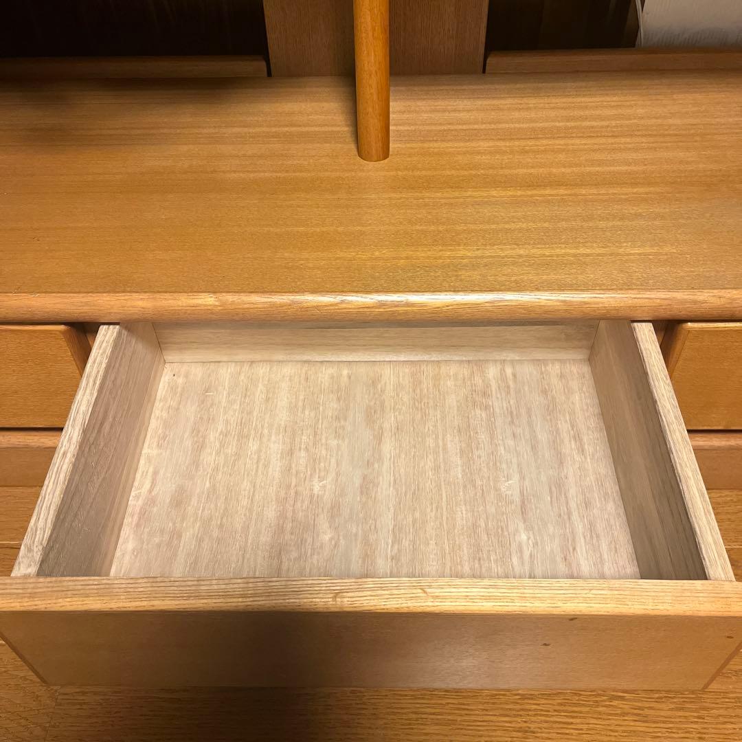 木製オープンシェルフ 引き出し付き