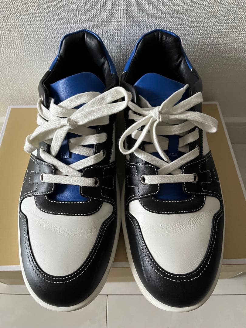 ☆HERMES エルメス ☆メンズ スニーカー 40 オールレザー