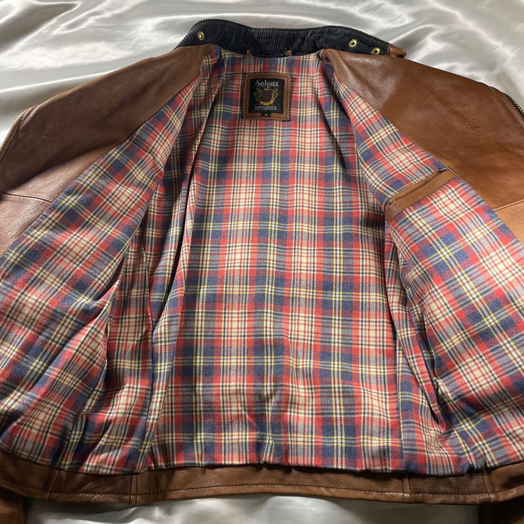 SCHOTT ショット　クラシックレーサー　ダブルライダース　キルティング　S