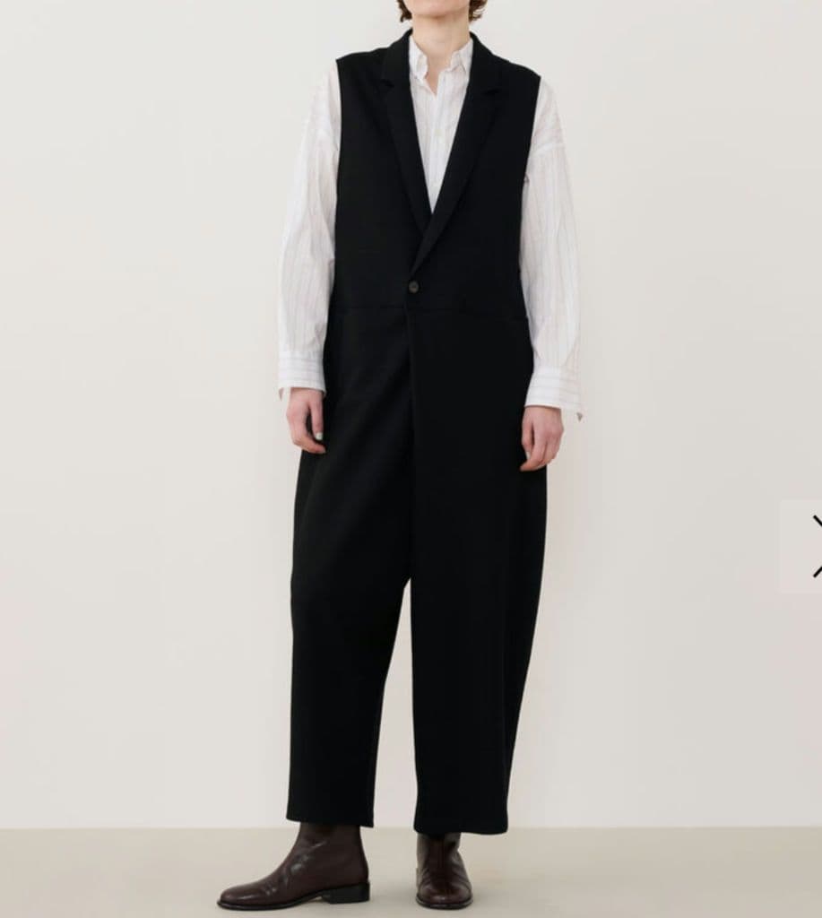 極美品 ギャルリーヴィー 25AW ウールミルドスムース ジャンプスーツ