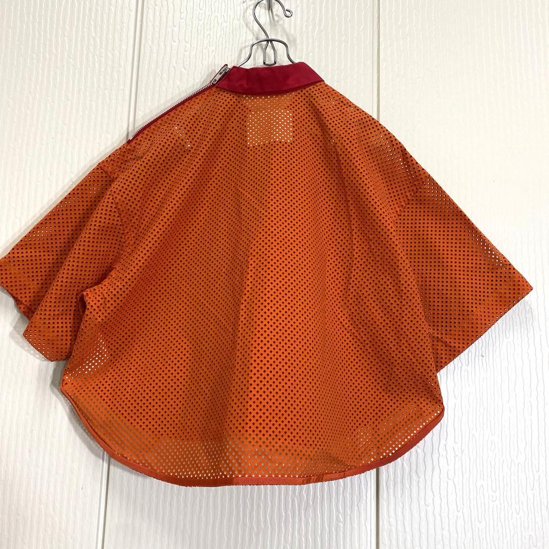 sacai サカイ ショート丈 ワイドシャツ 半袖 肩ジップ