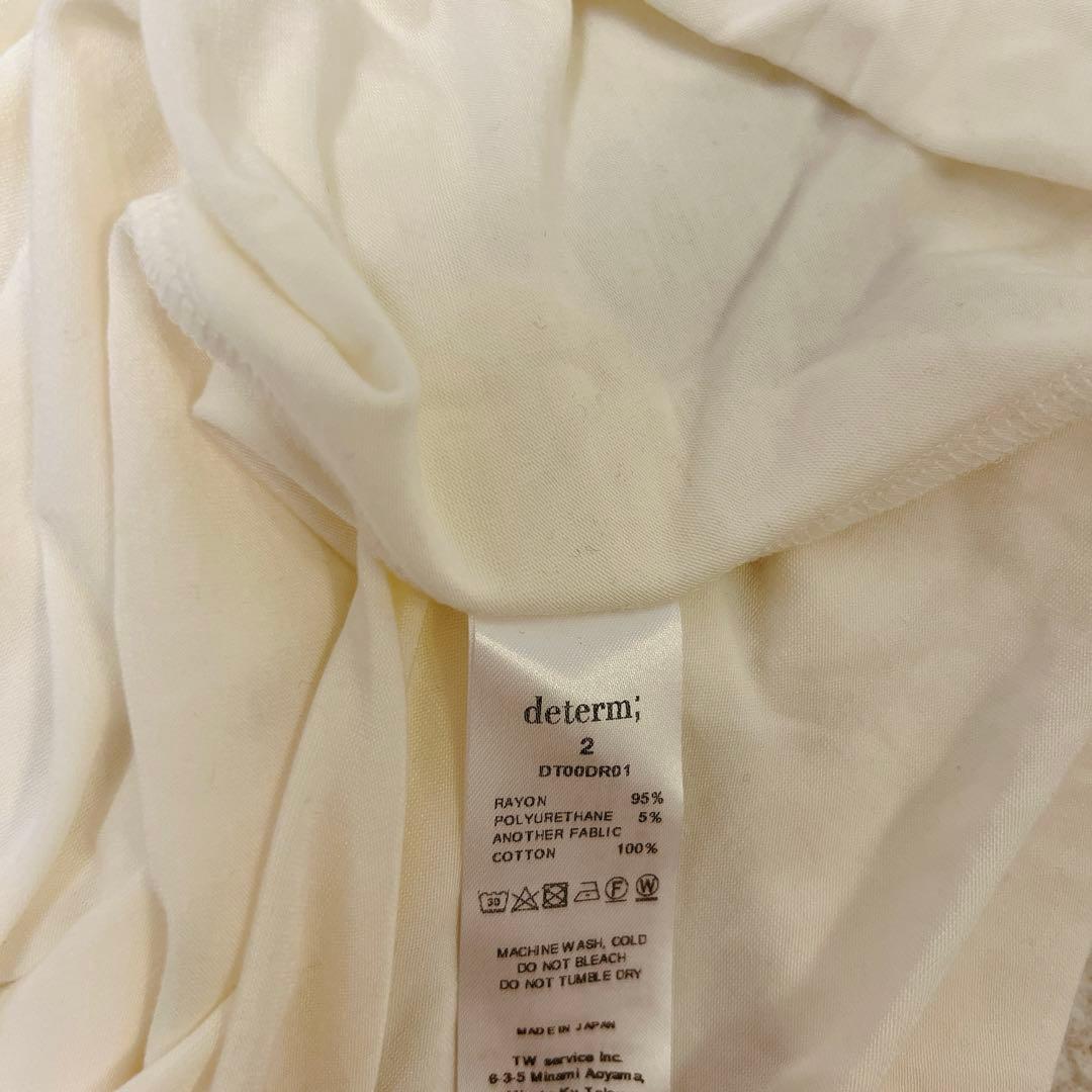 デターム determ; Collagen Open Back Dress