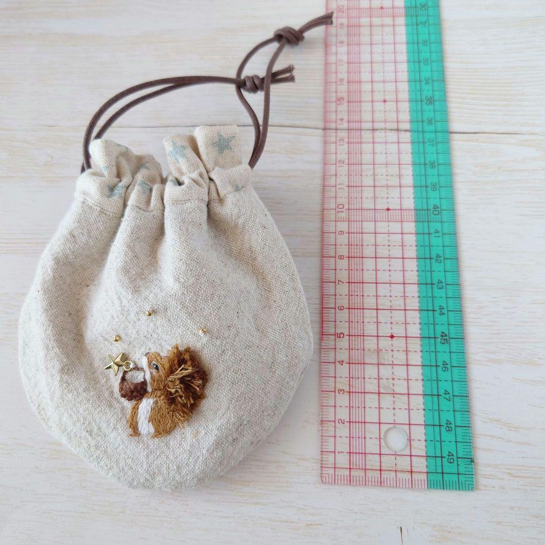 ちっちゃな巾着 サシェ M ／詰替タイプ【りす君の星に願いを…】