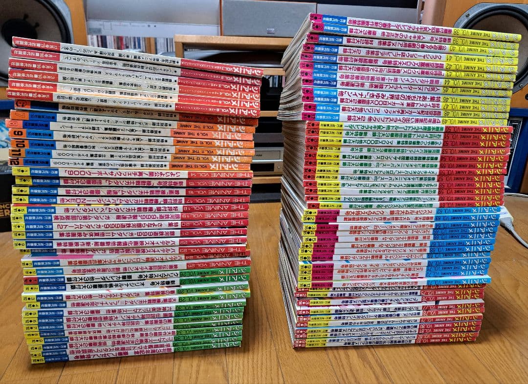 アニメ雑誌　ジ・アニメ　まとめ売り　2/2　83冊中46冊