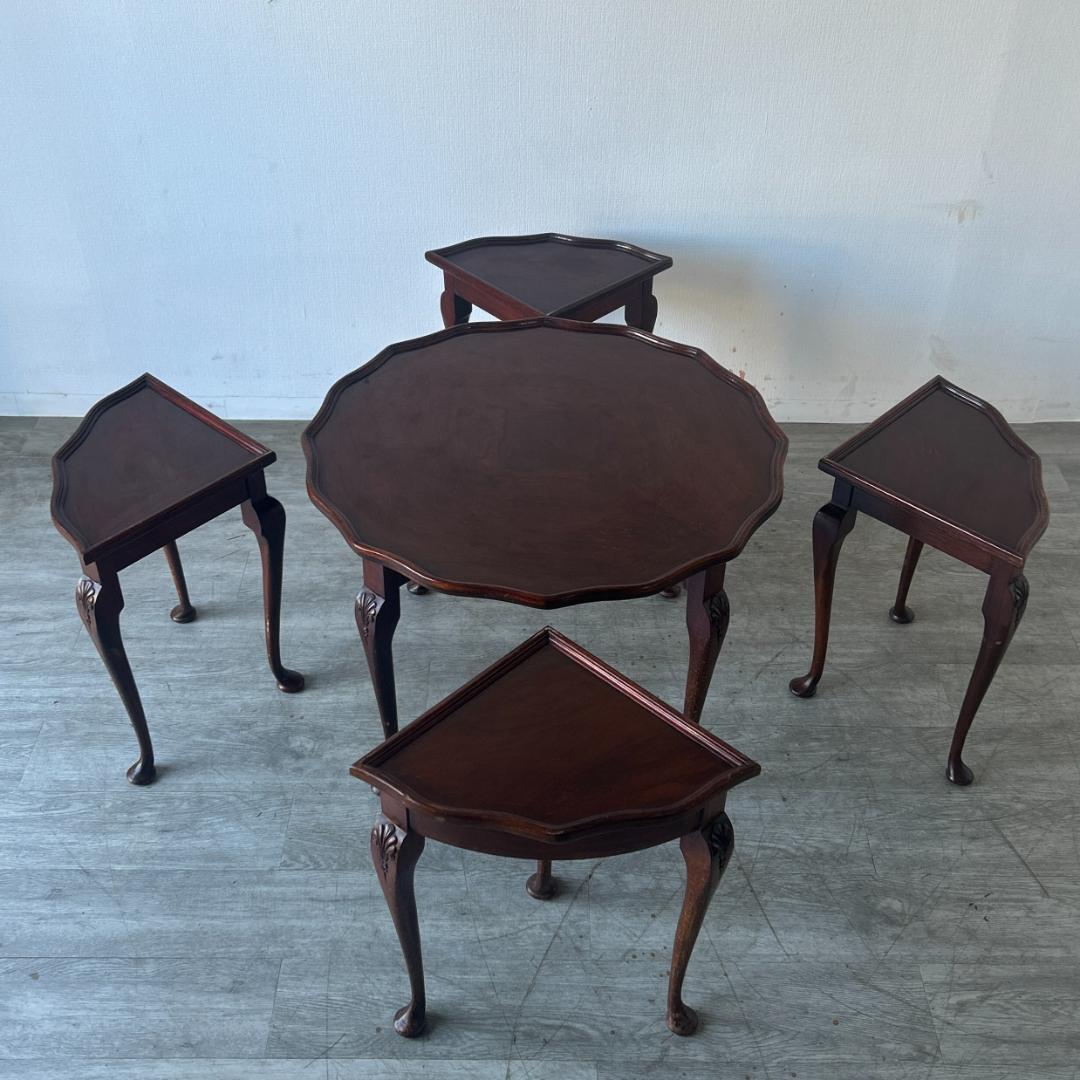 イギリス アンティーク家具 ネストテーブル 1930年頃 947A