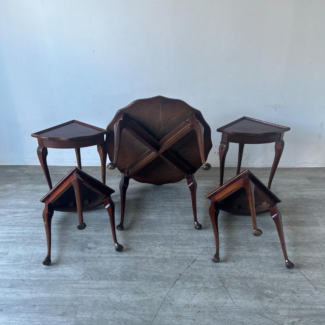 イギリス アンティーク家具 ネストテーブル 1930年頃 947A