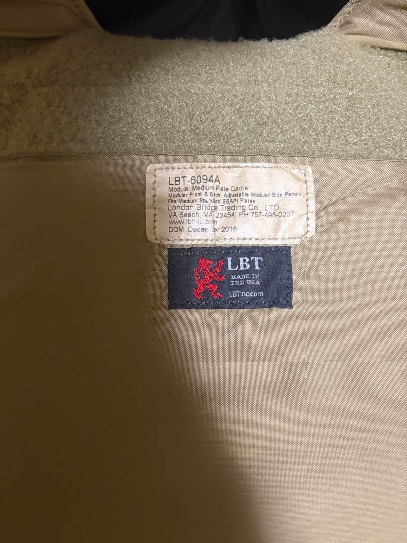 【実物】LBT-6094A コヨーテTAN & LBT LBT-6142C
