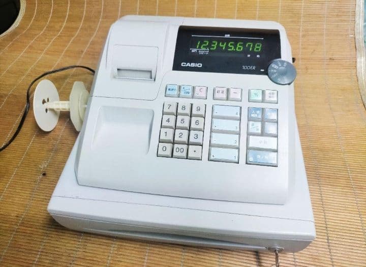 カシオレジスター　100ER　簡単便利特殊　送料込　030276