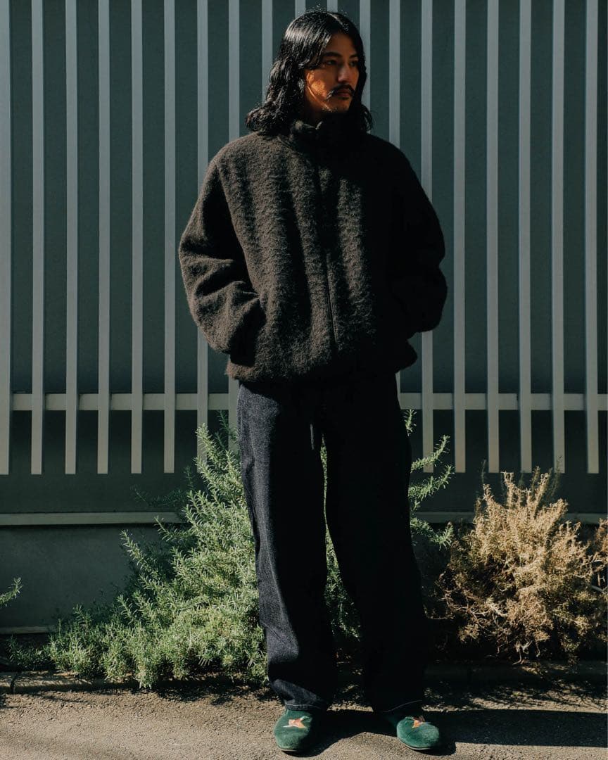 23AW COMOLI コモリ キャメルカナパシャギー ジャケット2 美品