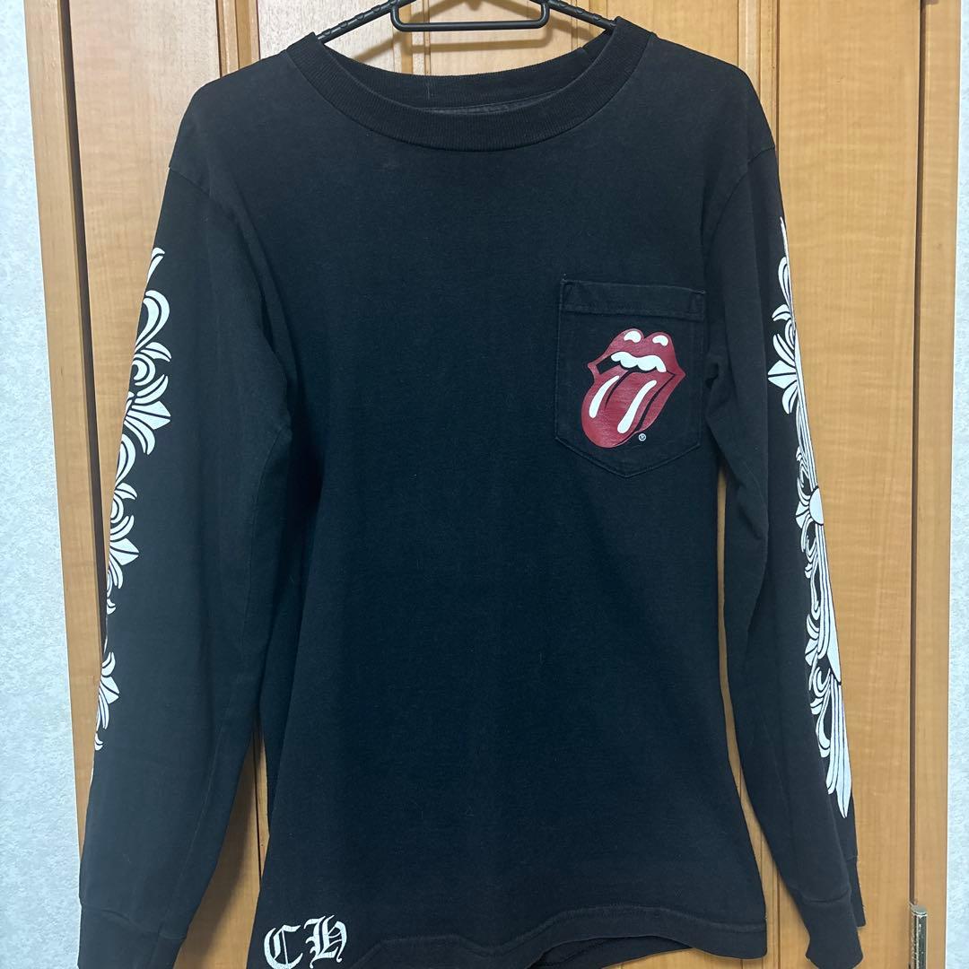 ローリング・ストーンズ 長袖カットソー 黒