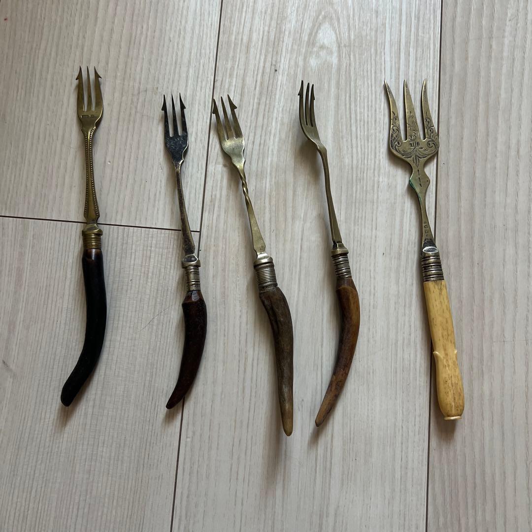 アンティークツノフォーク@a26