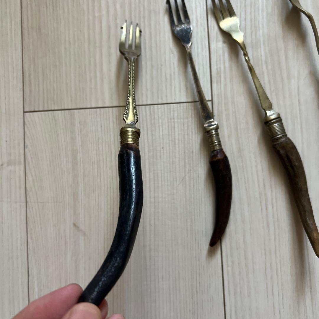 アンティークツノフォーク@a26