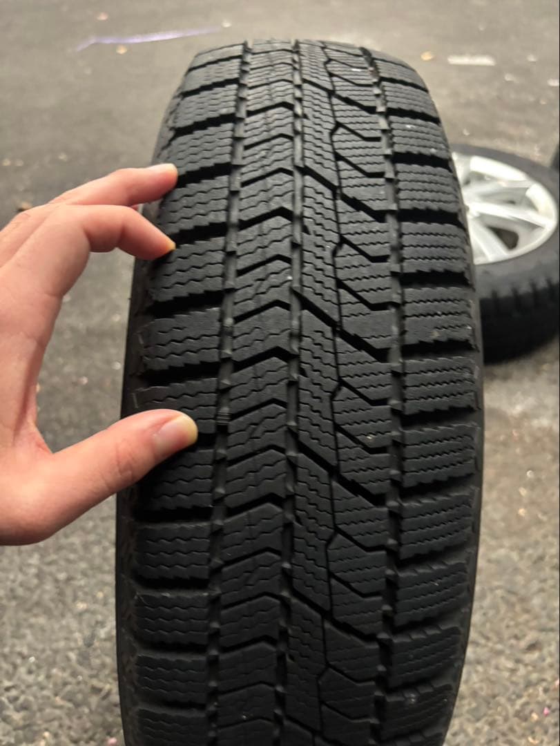【送料込】155/65R14 トーヨースタッドレス アルミホイール付 4本セット