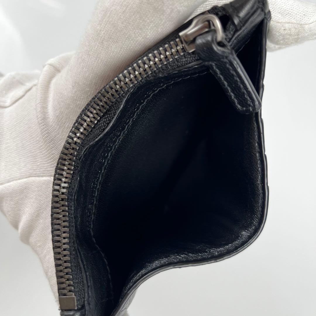 【極美品】BALENCIAGA レザー ケース 小銭入れカードケース 黒