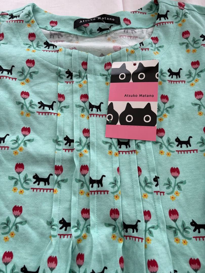 新品ワコールWacoalマタノアツコパジャマサイズ L♪黒猫