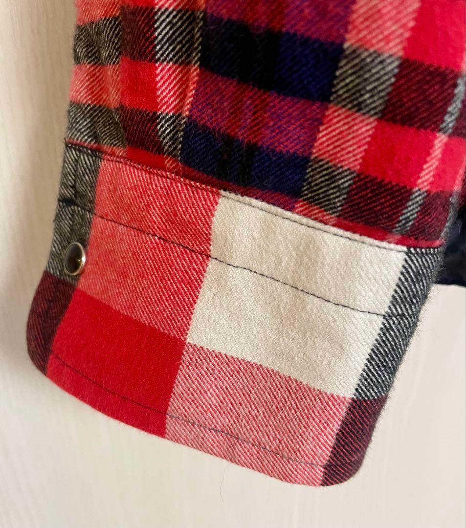 sacai サカイ 16SSドローコードチェックネルシャツ