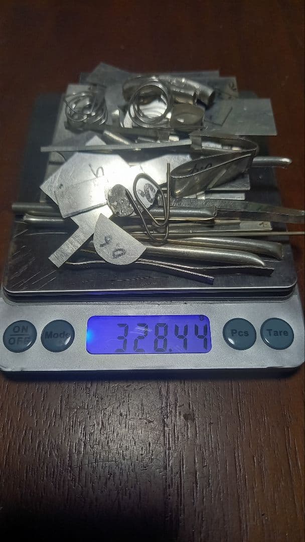 SILVER925 地金 328g+リング26g