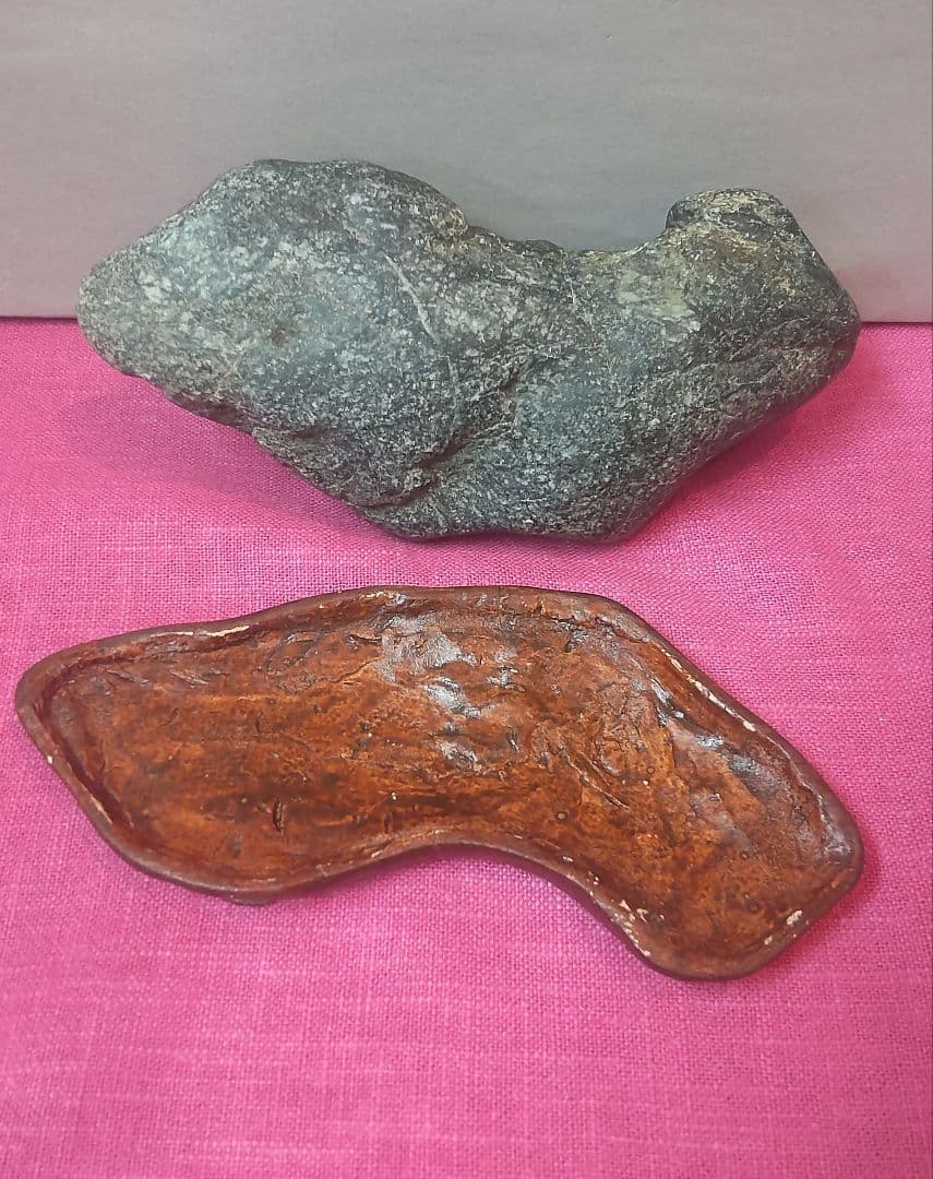 (64*Z259)*鑑賞銘石 水石 盆石 天然石 骨董品