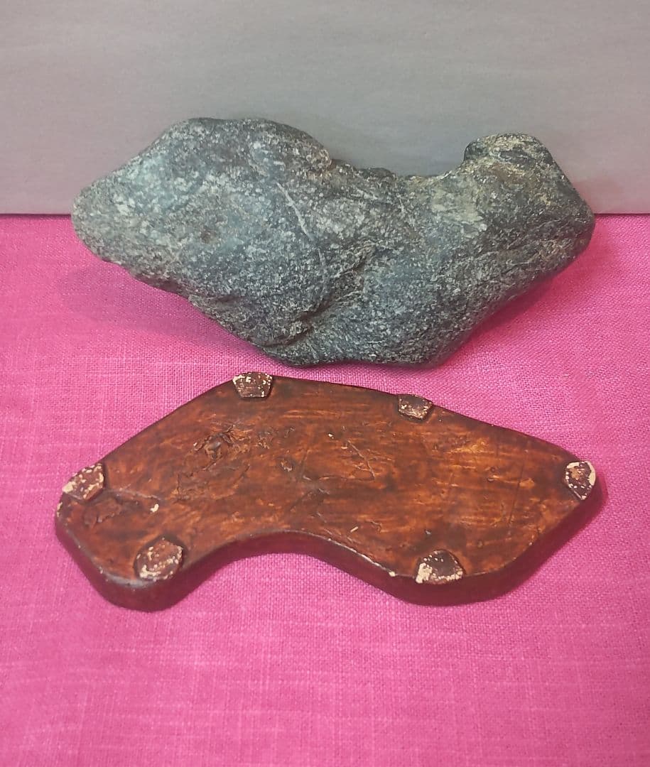 (64*Z259)*鑑賞銘石 水石 盆石 天然石 骨董品