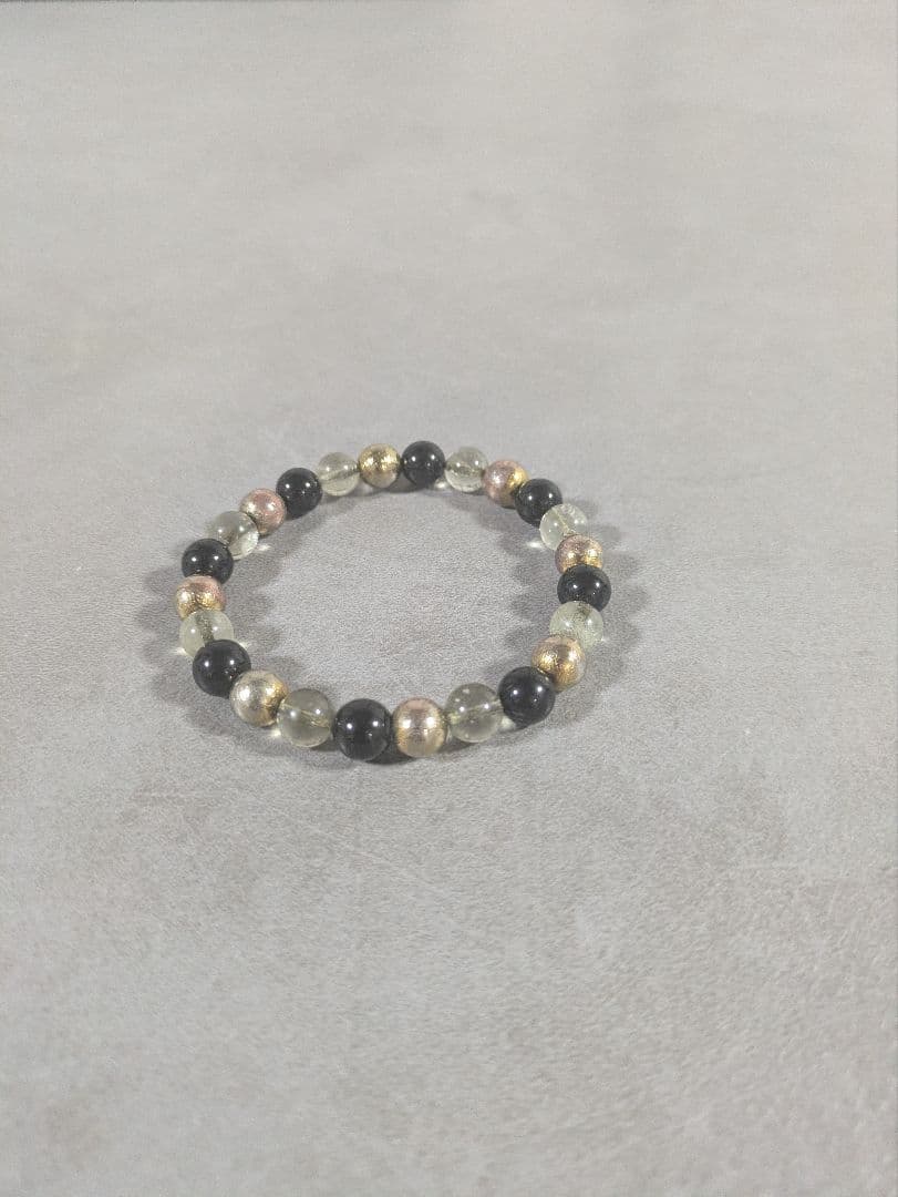 最高級希少デザインブレス ギベオン、テクタイト、リビアン