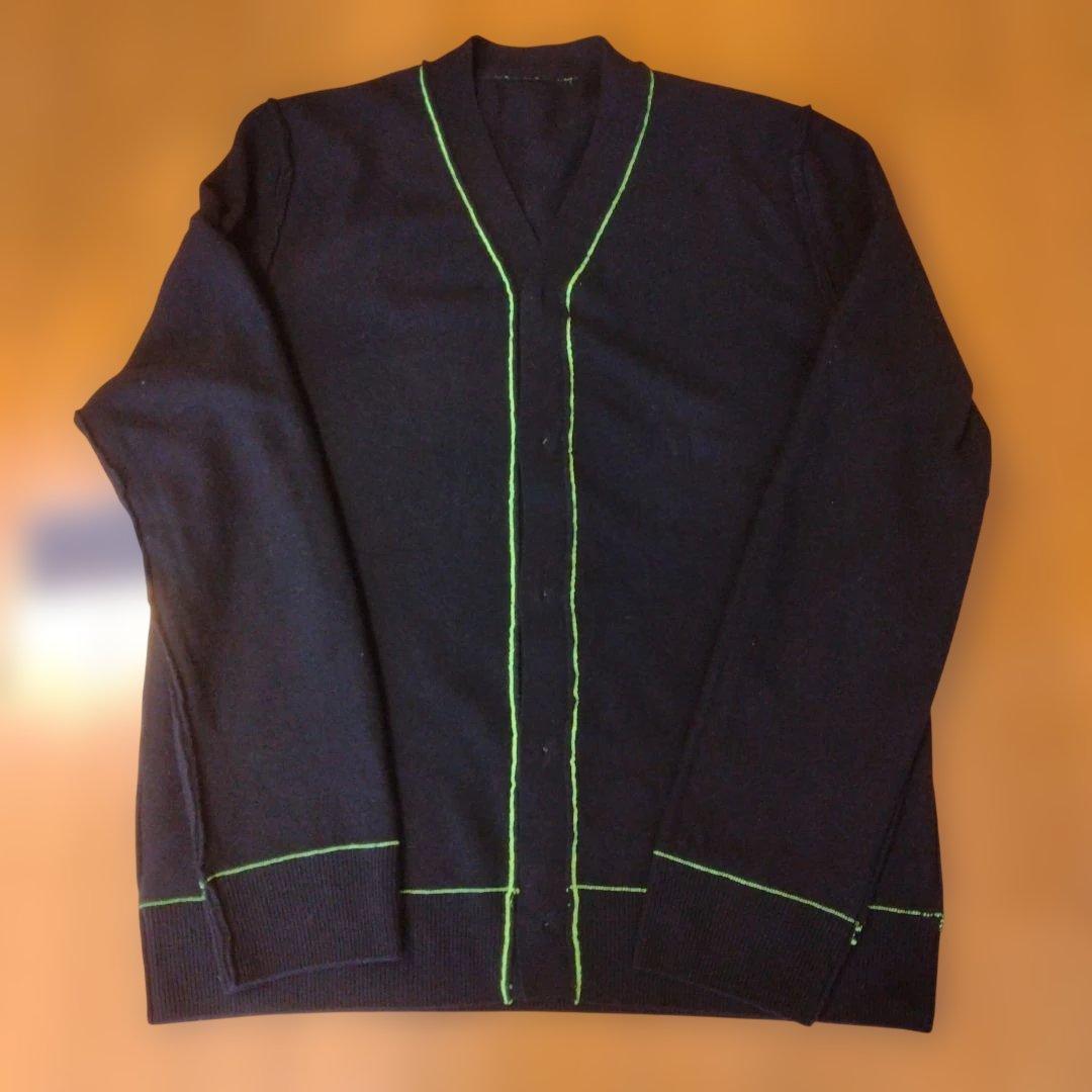 COMME des GARÇONS SHIRT ブラックカーディガン L