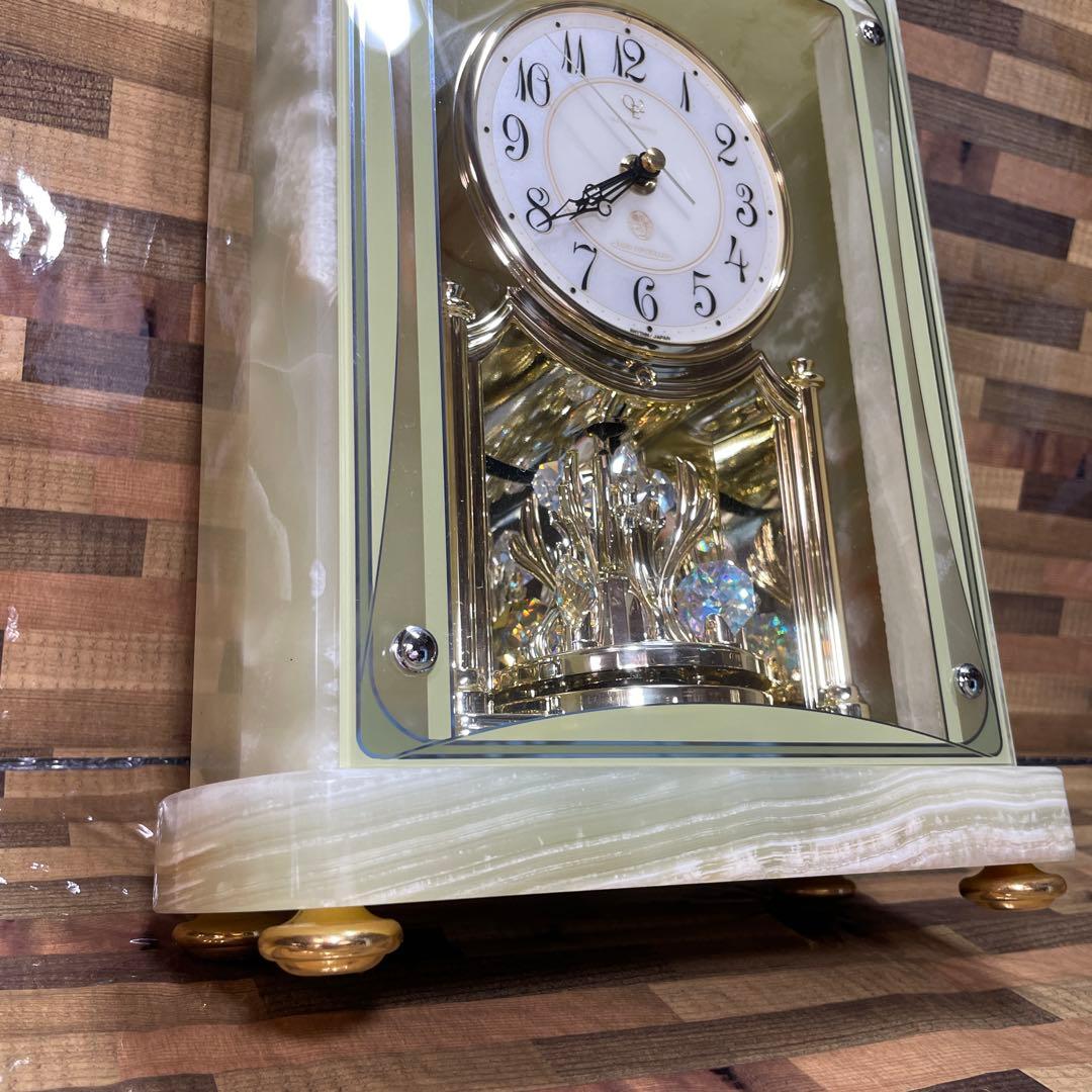 QUEEN ELIZABETH 2 大理石 置き時計 重厚 高級 レトロ